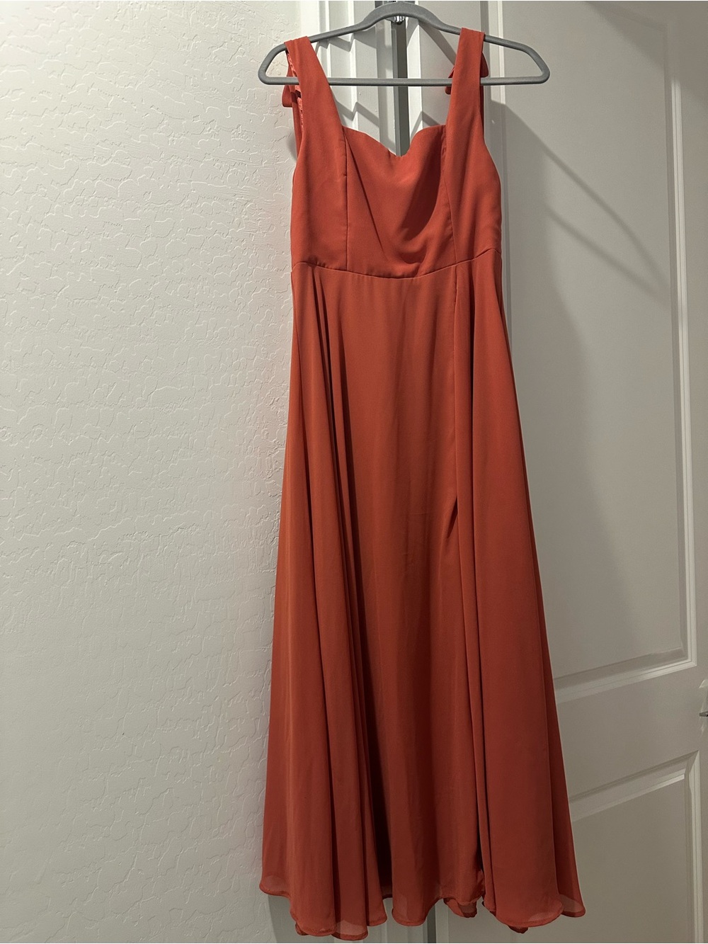 Lulu's Terracotta A-Line Maxi Dress
